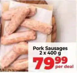 Food Lover's Market Pork Sausages offer