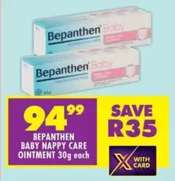 Shoprite Bepanthen baby nappy care ointment offer