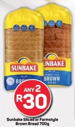 Pick n Pay Sunbake Sliced or Farmstyle Brown Bread offer