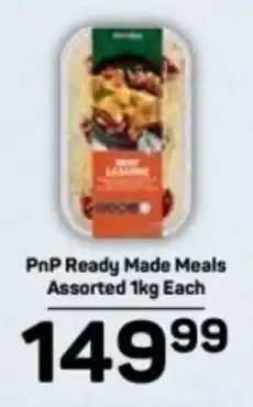 Pick n Pay PnP Ready Made Meals Assorted offer