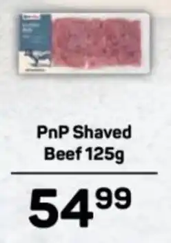 Pick n Pay PnP Shaved Beef offer