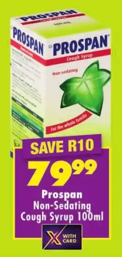 Shoprite Prospan Non-Sedating Cough Syrup offer
