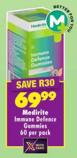 Shoprite Medirite Immune Defence Gummies offer