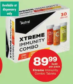 Shoprite Xtreme Immunity Combo Tablets offer