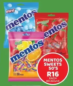 1UP Mentos Sweets offer
