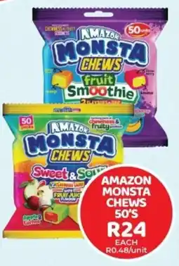 1UP Amazon monsta chews offer