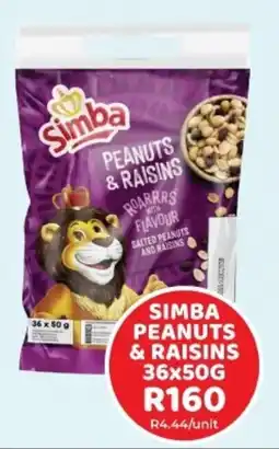 1UP Simba peanuts & raisins offer