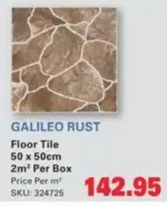 Cashbuild Galileo Rust Floor Tile offer