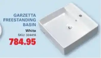 Cashbuild Garzetta freestanding basin offer