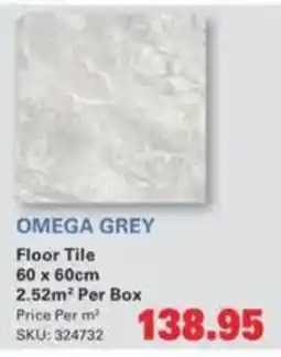 Cashbuild Omega Grey Floor Tile offer