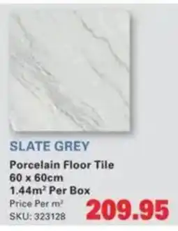 Cashbuild Slate Grey Porcelain Floor Tile offer
