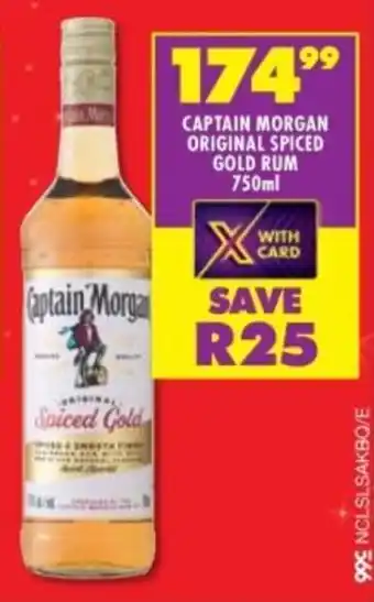 Shoprite Liquor Captain morgan original spiced gold rum offer