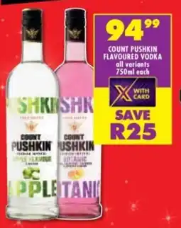 Shoprite Liquor Count pushkin flavoured vodka all variants offer