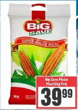 Big Save Big Save Maize Meal Poly offer