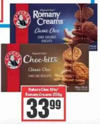 Big Save Bakers Choc Kits/ Romany Creams offer