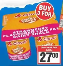 Big Save Clover Snack Pack offer