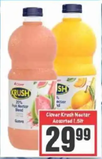 Big Save Clover Krush Nectar Assorted offer