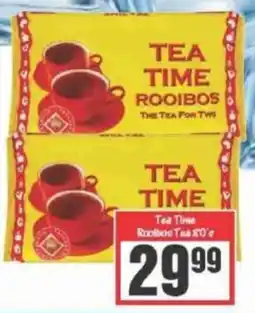 Big Save Tea Time Rooibos Tea offer