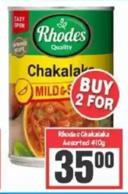 Big Save Rhodes Chakalaka Assorted offer