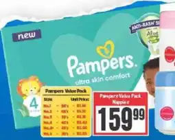 Big Save Pampers Value Pack Nappies offer