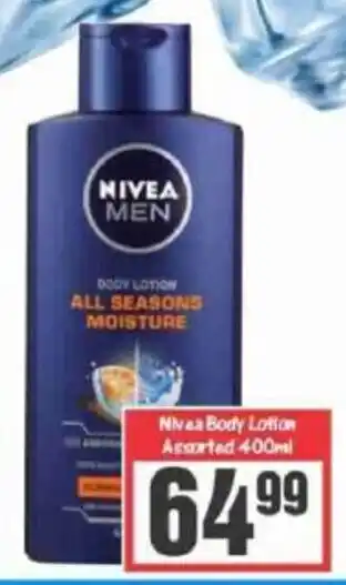 Big Save Nivea Body Lotion Assorted offer