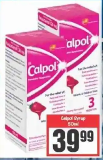 Big Save Calpol Syrup offer