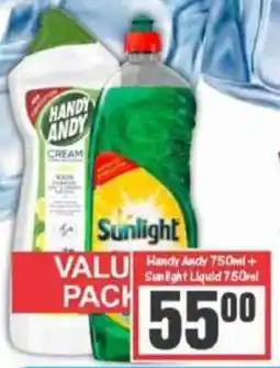 Big Save Handy Andy + Sunlight Liquid offer
