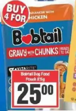 Big Save Bobtail Dog Food Pouch offer