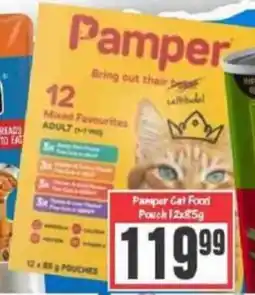 Big Save Pamper Cat Food Pouch offer