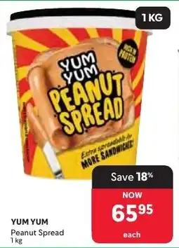 Makro YUM YUM Peanut Spread offer