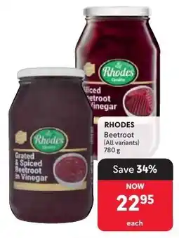 Makro RHODES Beetroot offer