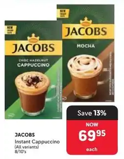 Makro JACOBS Instant Cappuccino offer