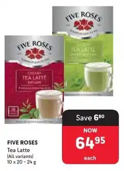 Makro FIVE ROSES Tea Latte offer