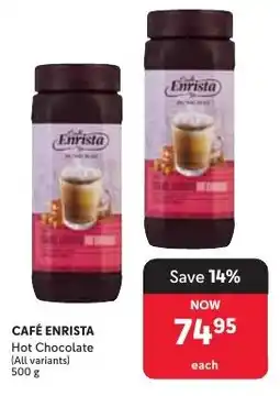 Makro CAFÉ ENRISTA Hot Chocolate offer