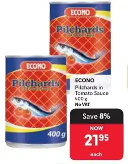 Makro ECONO Pilchards in Tomato Sauce offer