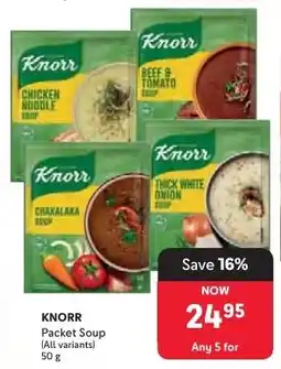 Makro KNORR Packet Soup offer