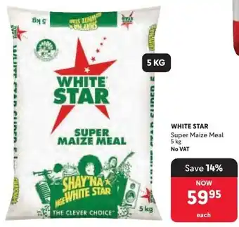 Makro WHITE STAR Super Maize Meal offer
