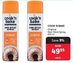 Makro COOK 'N BAKE Original Non-Stick Spray offer