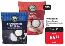 Makro ROBERTSONS Epsom Salts or Bicarbonate of Soda offer