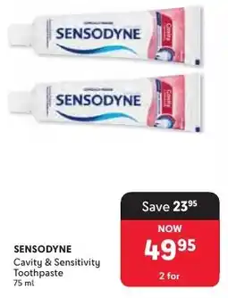 Makro SENSODYNE Cavity & Sensitivity Toothpaste offer