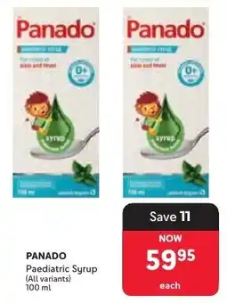 Makro PANADO Paediatric Syrup offer