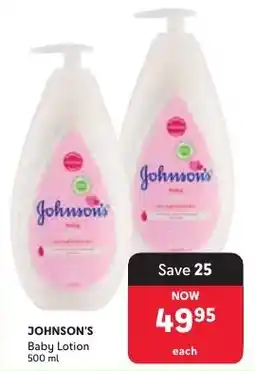 Makro JOHNSON'S Baby Lotion offer