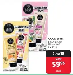 Makro GOOD STUFF Hand Cream offer