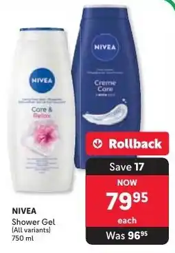 Makro NIVEA Shower Gel offer