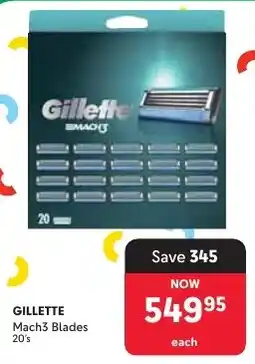 Makro GILLETTE Mach3 Blades offer