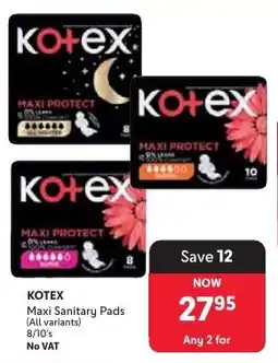 Makro KOTEX Maxi Sanitary Pads offer