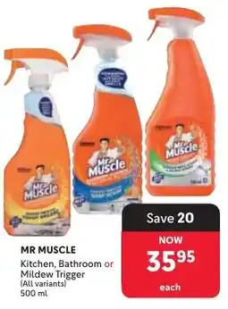 Makro MR MUSCLE Kitchen, Bathroom or Mildew Trigger offer
