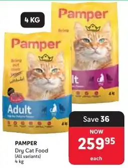 Makro PAMPER Dry Cat Food offer