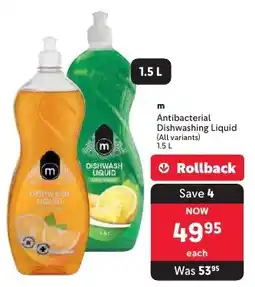 Makro m Antibacterial Dishwashing Liquid offer