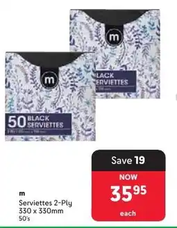 Makro m Serviettes 2-Ply offer